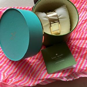 Kate Spade Carousel Striped Bangle Watch